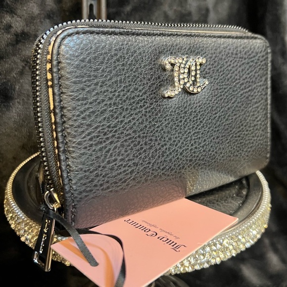 🖤🖤NWT-JUICY COUTURE LIQUORICE “NO RULES EVERYTHING” MULTI COMPARTMENT BIFOLD🖤🖤 - Picture 12 of 16